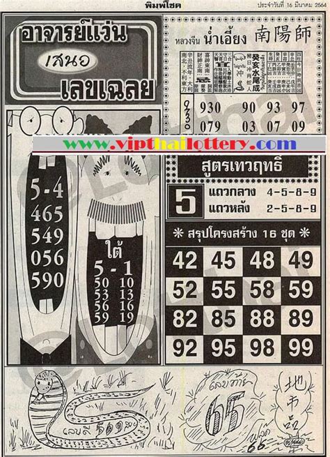 thailand lottery 4pc paper|Thai lottery 4pc first paper 16.